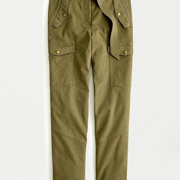 J.Crew Belted Military Pant, Size 8 - Picture 4 of 4